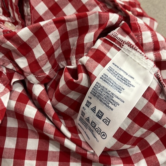Tommy Hilfiger Red Checkered Shirt - Picture 4 of 4